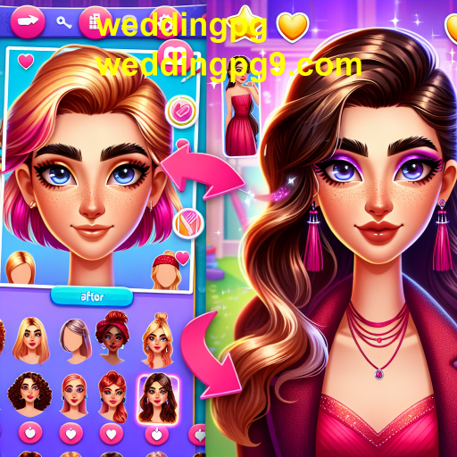 A Magia dos Jogos de Makeover no Weddingpg