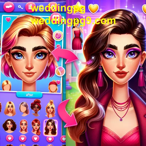 A Magia dos Jogos de Makeover no Weddingpg